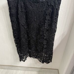 City Chic Black Lace Skirt